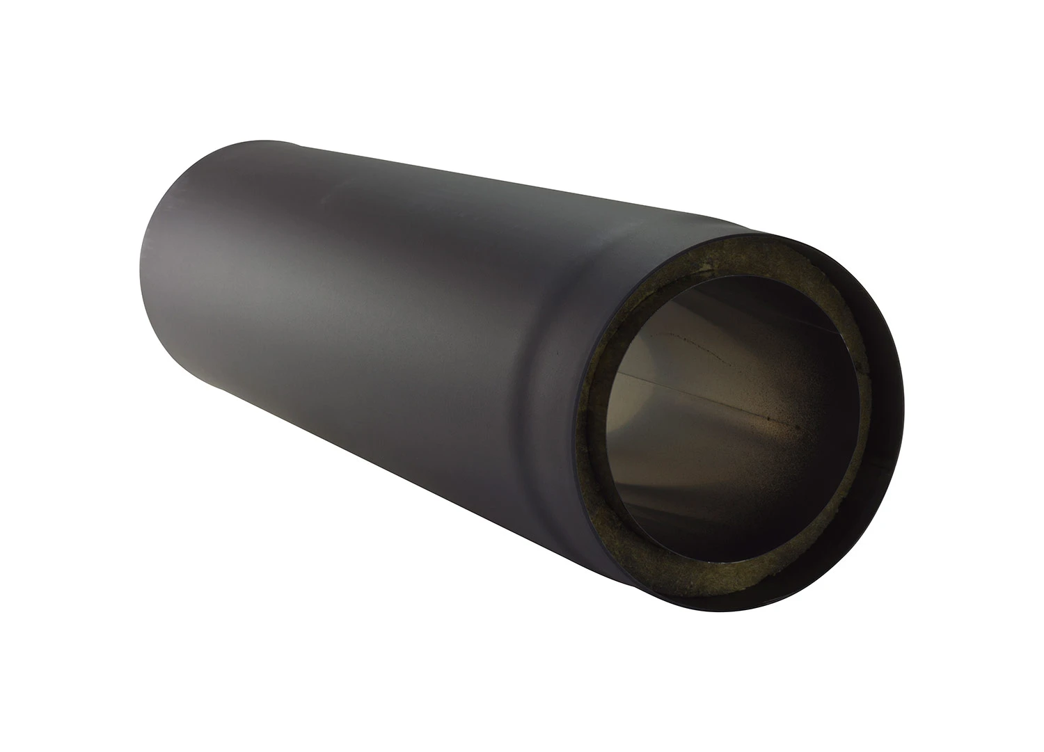 Rauchrohr Stahl Doppelwandig 1000 Mm Ø 150 Mm Schwarz 5 Rauchrohr Stahl Doppelwandig 1000 Mm Ø 150 Mm Schwarz – Bild 3