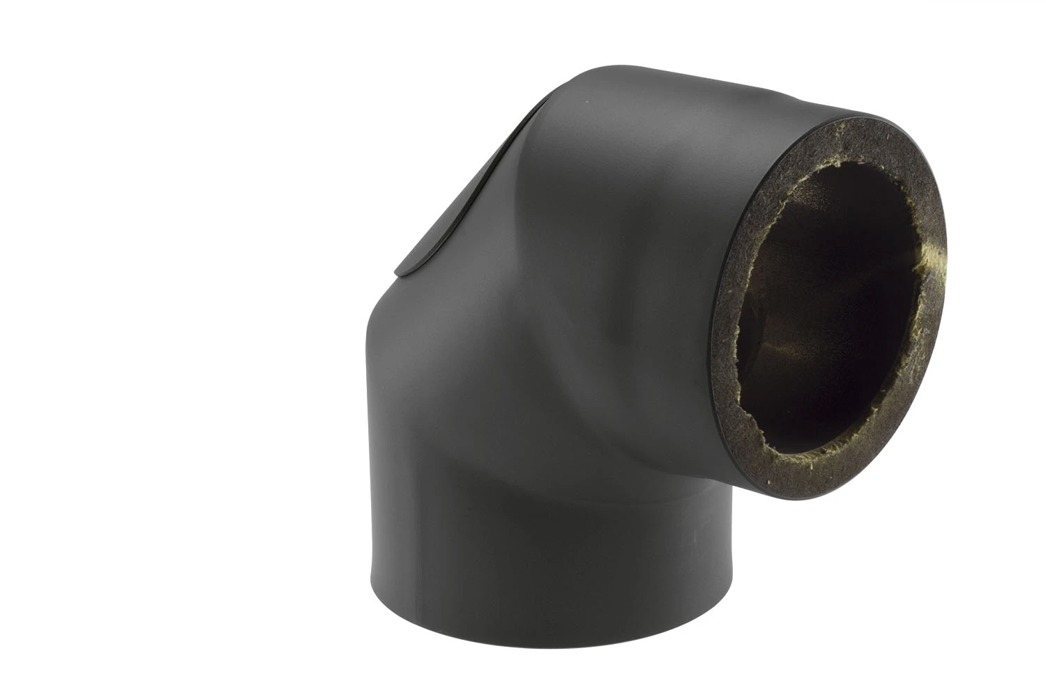 Rauchrohrbogen Stahl 2x 45° Doppelwandig Ø 150 Mm Schwarz Mit Prüföffnung 3 Rauchrohrbogen Stahl 2x 45° Doppelwandig Ø 150 Mm Schwarz Mit Prüföffnung