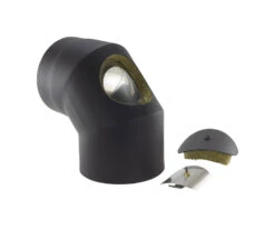 Rauchrohrbogen Stahl 2x 45° Doppelwandig Ø 150 Mm Schwarz Mit Prüföffnung 9 Rauchrohrbogen Stahl 2x 45° Doppelwandig Ø 150 Mm Schwarz Mit Prüföffnung -Brunner Verkäufe 5636 3