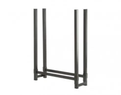 Kaminholzregal RACK Basis 1M, Schwarz