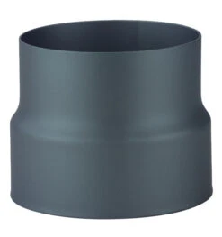 Übergang Rauchrohr Stahl Doppelwandig-einwandig Ø 150 Mm Schwarz