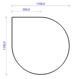 Kamin Bodenplatte, 2 Mm Stahl, Tropfenform 1100 X 1100 Mm, Hellgrau -Brunner Verkäufe 574869266f4f13ba7fd6246b404890fb