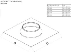 EKA Rohrmanschette Dachabdichtung Bis 30° - HOTSCHOTT Blower Door -Brunner Verkäufe 5837 2