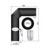 Rauchrohr Set Stahl 2x 45° 700 X 500 Mm Schwarz -Brunner Verkäufe 5df82b314ff1e52c05bbeeb9b8f25813