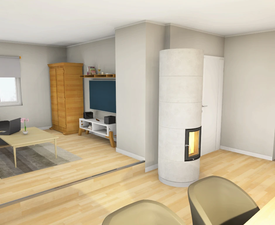 Brunner Klein-Speicherofen KSO 33r Mit Wärmebetonverkleidung 6 Brunner Klein-Speicherofen KSO 33r Mit Wärmebetonverkleidung – Bild 4