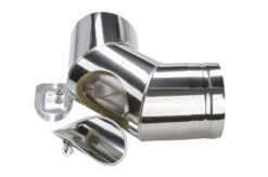 Schornstein Winkel 90° Mit Prüföffnung Doppelwandig - Eka Cosmos D 25 -Brunner Verkäufe 64f2b4fac310ef681f182bd03faa5a38