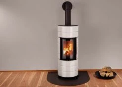 Kaminofen Leda COLONA Lite Weiß Emailliert, 6 KW 8 Kaminofen Leda COLONA Lite Weiß Emailliert, 6 KW -Brunner Verkäufe 6655 1