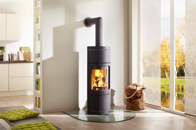 Kaminofen Wasserführend Leda NOVIA W Schwarz, 8 KW 5 Kaminofen Wasserführend Leda NOVIA W Schwarz, 8 KW – Bild 3