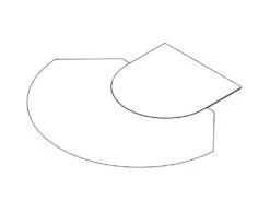 Vorlegeplatte Universal 1 Aussparung Ø 610 Mm, 6 Mm ESG-Klarglas 7 Vorlegeplatte Universal 1 Aussparung Ø 610 Mm, 6 Mm ESG-Klarglas -Brunner Verkäufe 6774 1