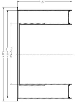 Wandfutter Doppelwandig Rauchrohr Stahl 120 Mm Lang Unlackiert -Brunner Verkäufe 6790 1