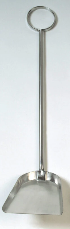 Kaminschaufel Stahl Mit Öse Lienbacher, Edelstahlfarbig