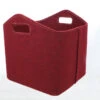Holzkorb Aus Filz Eckig Lienbacher, Rot