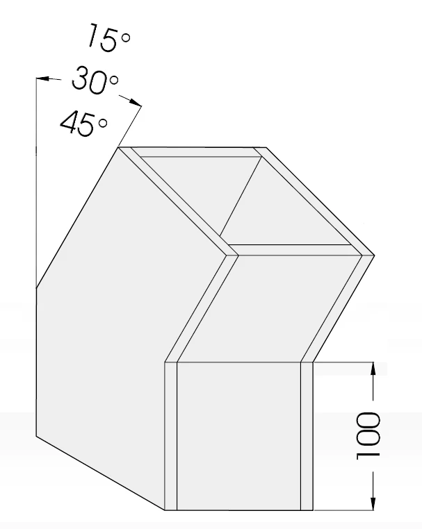 F90 Schacht Bogenelement 45° Aus Kalziumsilikat-Platten - Eka L90 Compact 4 F90 Schacht Bogenelement 45° Aus Kalziumsilikat-Platten - Eka L90 Compact – Bild 2