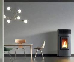 Pelletofen RED LOTO Metall Multiair, 14 KW -Brunner Verkäufe 7641 4