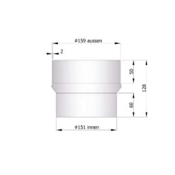 Erweiterung Rauchrohr Stahl Unlackiert, Eng-weit -Brunner Verkäufe 7a7353bd5b5a57b51967ac2675c6ebf7
