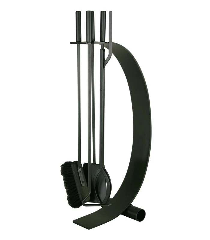 Kaminbesteck Stahl Schwarz Heibi, 4-teilig 3 Kaminbesteck Stahl Schwarz Heibi, 4-teilig