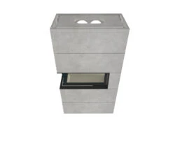 Kaminbausatz Brunner BSK 07 Architektur Kamin Eck Links Schiebetür Hoch, 10 KW -Brunner Verkäufe 7ee517579570c8d375a058e2eb6eb00e
