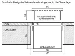 Design-Blende D2 Für Luftleiste Weiß -Brunner Verkäufe 8767 1