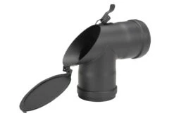 T-Stück Pellet-Ofenrohr 90° Schwarz Mit 45° Prüföffnung, Muffe-Muffe -Brunner Verkäufe 96b807cb7ded0792fb221afa56447853