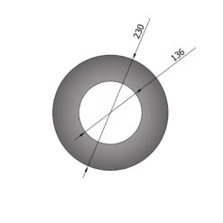 Wandrosette Stahl Randbreite 50 Mm Hellgrau -Brunner Verkäufe a3ea8f3a18583e90be331accc660858a