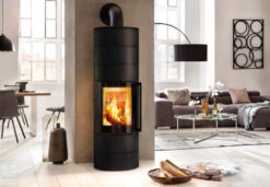 Kaminofen Spartherm AMBIENTE A4 H2O, 8 KW -Brunner Verkäufe a4 nero milieu 02 2017