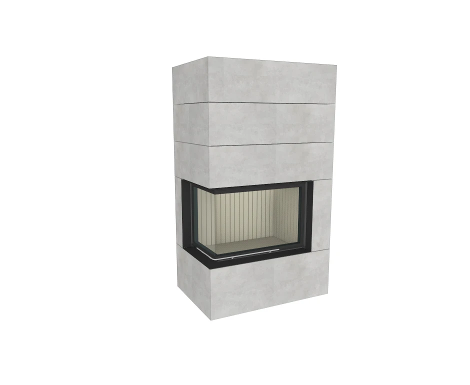 Kaminbausatz Brunner Systemkamin BSK 03 Eck Kamin Rechts Schiebetür, 12 KW 4 Kaminbausatz Brunner Systemkamin BSK 03 Eck Kamin Rechts Schiebetür, 12 KW – Bild 2