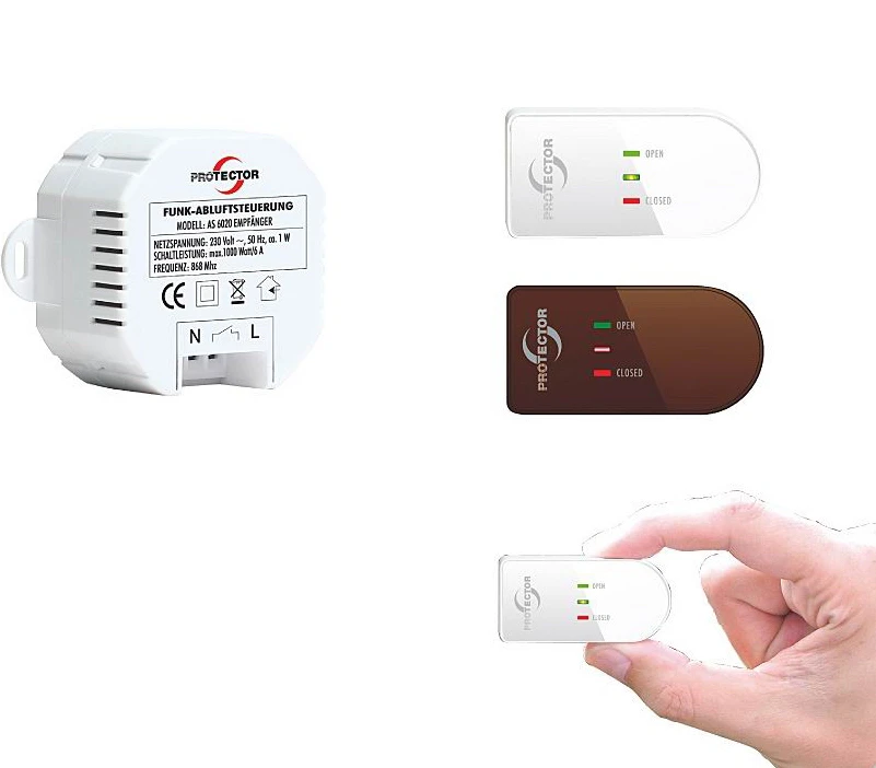 Funk-Fensterkontaktschalter AS-6020 - Einbauvariante 4 Funk-Fensterkontaktschalter AS-6020 - Einbauvariante – Bild 2