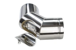 Schornstein Winkel 90° Mit Prüföffnung Doppelwandig - Eka Cosmos D 25 -Brunner Verkäufe afaf96966671a681b117818b2071b2b7
