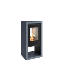 Kaminofen Spartherm AMBIENTE A8, 5,9 KW -Brunner Verkäufe ambiente a8 graublau feuer