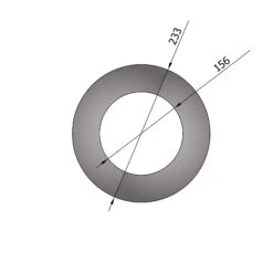 Wandrosette Stahl Randbreite 30 Mm Hellgrau -Brunner Verkäufe b49e1d54cb143779b32a81f60b6a64cb