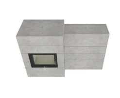 Grundofen Brunner BSG 01 Modul Speicher Stein Nebenstehend, Niedrig -Brunner Verkäufe bsg01 seitlich 07oz7s3kfiivkdv