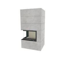 Kaminbausatz Brunner Systemkamin BSK 02 Eck Kamin Rechts Schiebetür, 11 KW -Brunner Verkäufe bsk02 45 04usy28qwl68pd7