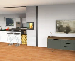 Kaminbausatz Brunner Systemkamin BSK 09 Eck Kamin Drehtür Aufsatzspeicher, 8 KW -Brunner Verkäufe bsk09 01dxbb1rqj6wq2g