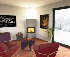 Brunner Kaminbausatz Systemkamin BSK 09 Eck Kamin Drehtür, 8 KW -Brunner Verkäufe bsk09 04reqs7ugyudins