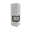 Kaminbausatz Brunner Systemkamin BSK 09 Eck Kamin Drehtür Aufsatzspeicher, 8 KW -Brunner Verkäufe bsk09 11lrixlgae107tk