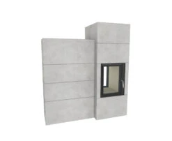 Kaminbausatz Brunner Systemofen BSO 03 Tunnel HKD 2.2 DF, 9 KW -Brunner Verkäufe bso03t 056rtkxtsmiwpgd