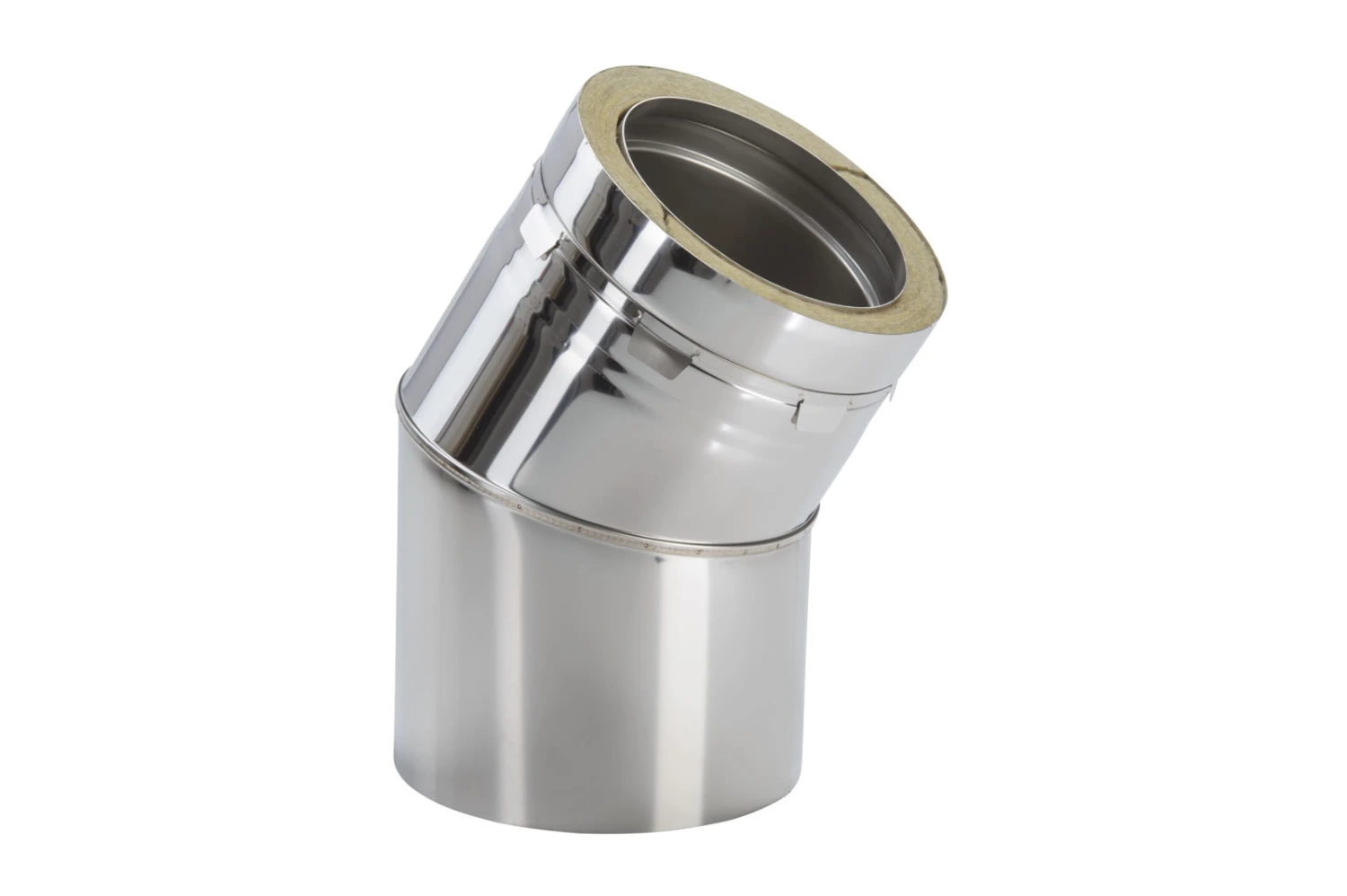 Schornstein Winkel 30° Statisch Doppelwandig - Eka Cosmos D 25 4 Schornstein Winkel 30° Statisch Doppelwandig - Eka Cosmos D 25 – Bild 2
