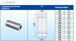 Schornsteinrohr Edelstahl 540 Mm Doppelwandig - Eka Complex D 25 -Brunner Verkäufe ce9aea522ce97159ceb3aa0fef1ce0f1