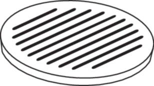 Ofenrost Gusseisen, Ø 22 Cm 3 Ofenrost Gusseisen, Ø 22 Cm