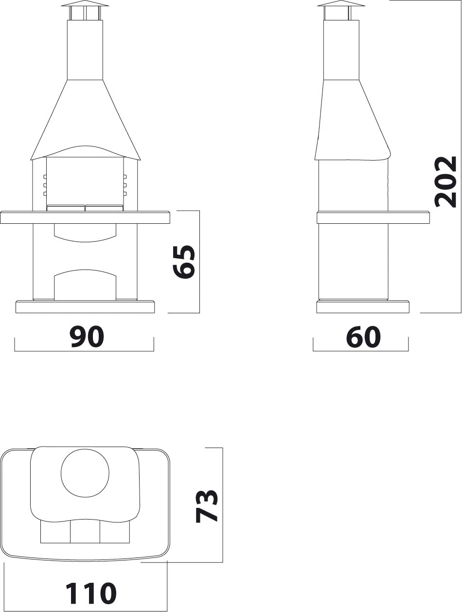 Grillkamin Wellfire NOVA Weiß Mit Edelstahlhaube 4 Grillkamin Wellfire NOVA Weiß Mit Edelstahlhaube – Bild 2