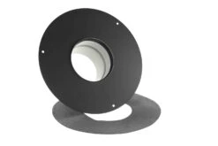 Wandrosette Mit Muffe Für Pellet-Ofenrohr Schwarz -Brunner Verkäufe eed24959ab8872a304998dfc4b285c95