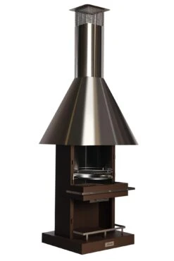 Grillkamin Edelstahl Firestar CUBE DESIGN -Brunner Verkäufe firestar cube braun diagonaljas 0387 1