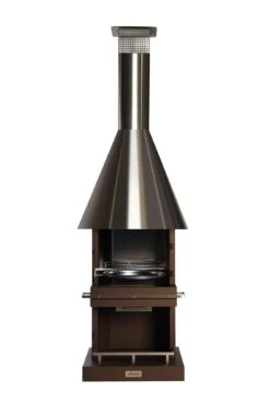 Grillkamin Edelstahl Firestar CUBE DESIGN -Brunner Verkäufe firestar cube braun frontaljas 0387 1