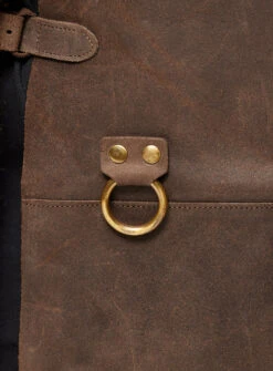 IGNIUM Grillschürze -Brunner Verkäufe ignium leder grillschuerze braun detail