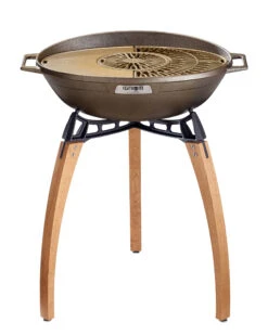 IGNIUM TARAN Classic -Brunner Verkäufe jpeg taran classic design holzkohlegrill mit gussplatte frontal 2 hersteller ignium