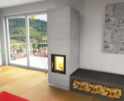 Brunner Klein-Speicherofen KSO 33q Mit Wärmebetonverkleidung -Brunner Verkäufe kso33q 02gysdksmmuvelf