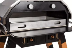 Der Merklinger 1200 Holzofen Standard -Brunner Verkäufe merklinger holzbackofen grill pizzaofen brotbackofen 1200 edelstahl braeter100x59 jpg