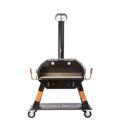 Der Merklinger 1200 Holzofen Standard -Brunner Verkäufe merklinger holzbackofen grill pizzaofen brotbackofen 1200 vorne tuere auf jpg