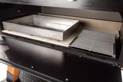 Der Merklinger 1200 Holzofen Standard -Brunner Verkäufe merklinger holzbackofen grill pizzaofen brotbackofen 1200 vorne tuere auf zoom 4 jpg