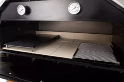 Der Merklinger 1200 Holzofen Standard -Brunner Verkäufe merklinger holzbackofen grill pizzaofen brotbackofen 1200 vorne tuere auf zoom 5 jpg